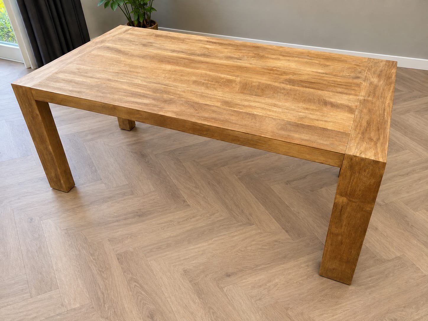 Showmodel eettafel Bruut, 225 cm UITVERKOOP van €1399,-, Huis en Inrichting, Rechthoekig, Nieuw, 200 cm of meer, 50 tot 100 cm