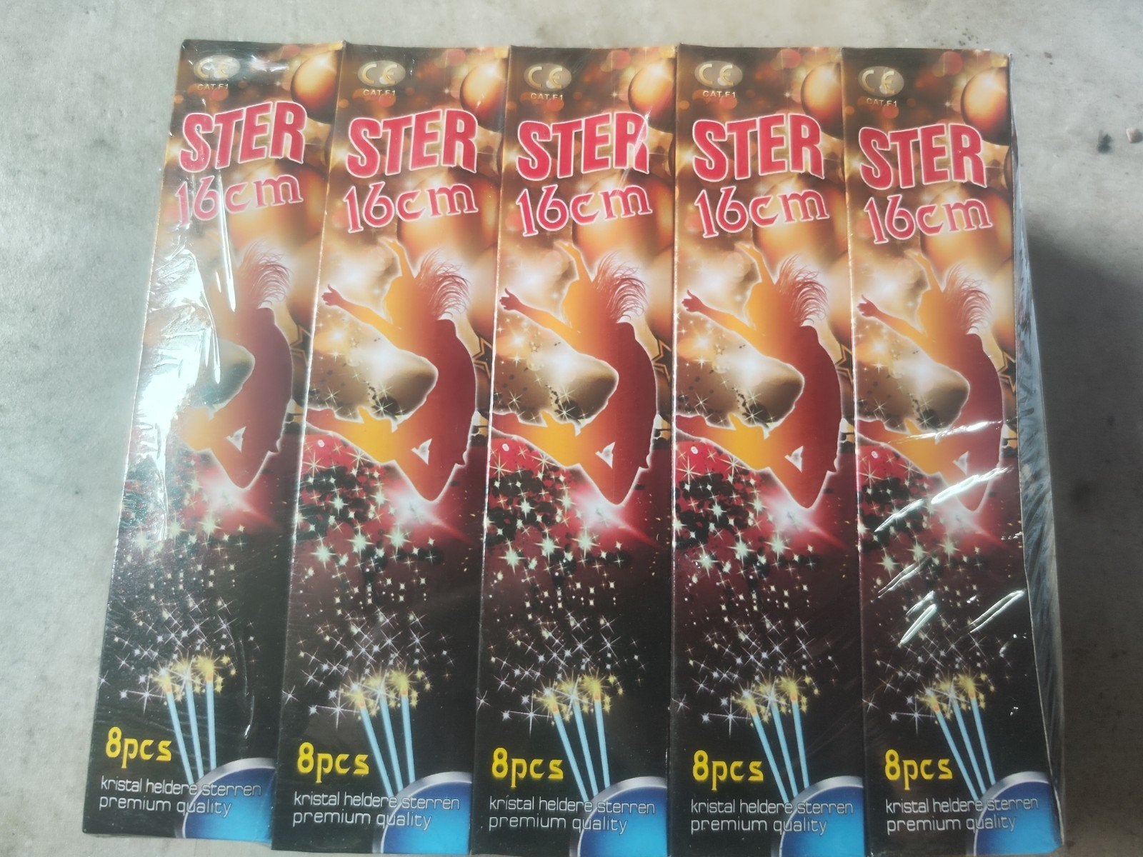 Sterretjes doos - 10x50 doosjes van 8 sterretjes (4000 stuk, Hobby en Vrije tijd, Feestartikelen, Ophalen of Verzenden, Nieuw
