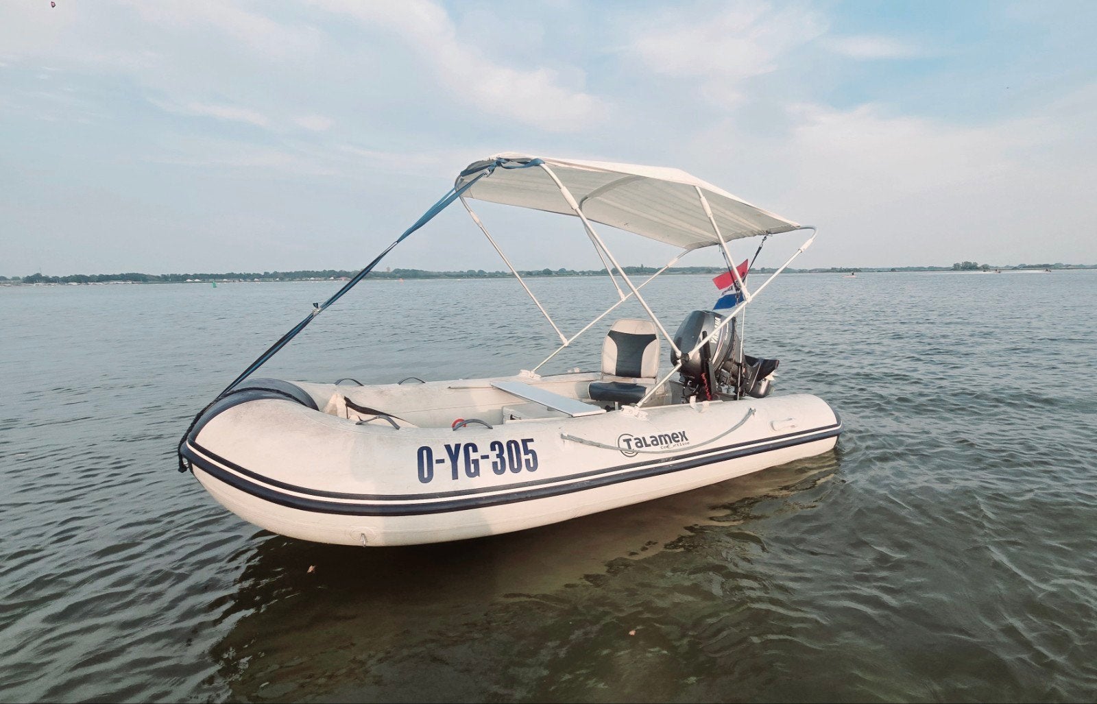 Rubberboot met yamaha 15 pk 4 Takt, Watersport en Boten, Rubberboten, Ophalen, Aluminium, Yamaha