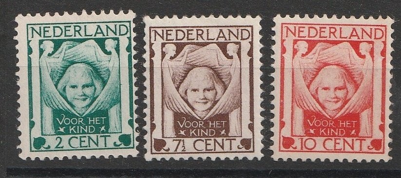 141-143   1924  Kind  MNH, Ophalen of Verzenden, T/m 1940, Postfris