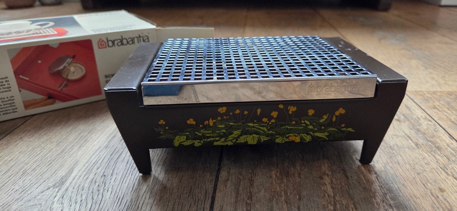 Vintage Brabantia Thee Warmer / Schotelwarmer - Retro, Ophalen of Verzenden, Metaal, Bruin, Brabantia