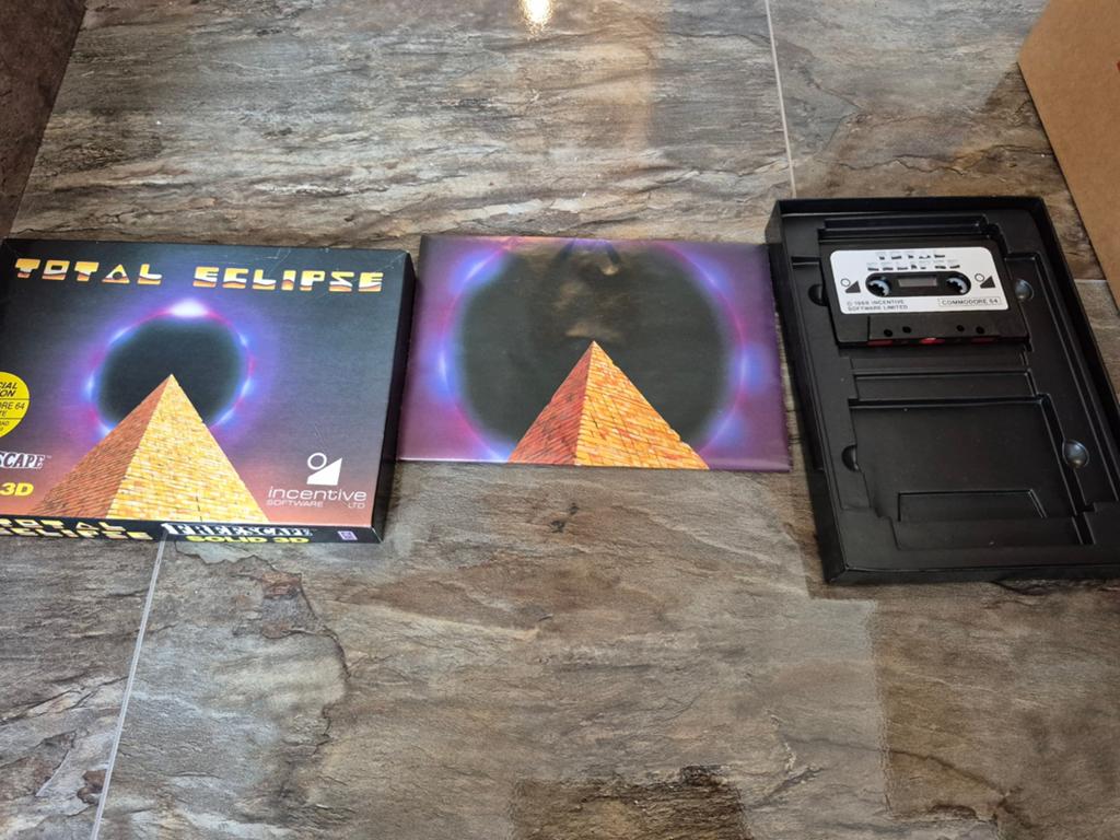 commodore 64 c64 kassette game total eclipse, 1 speler, Ophalen of Verzenden, Zo goed als nieuw, Racen en Vliegen