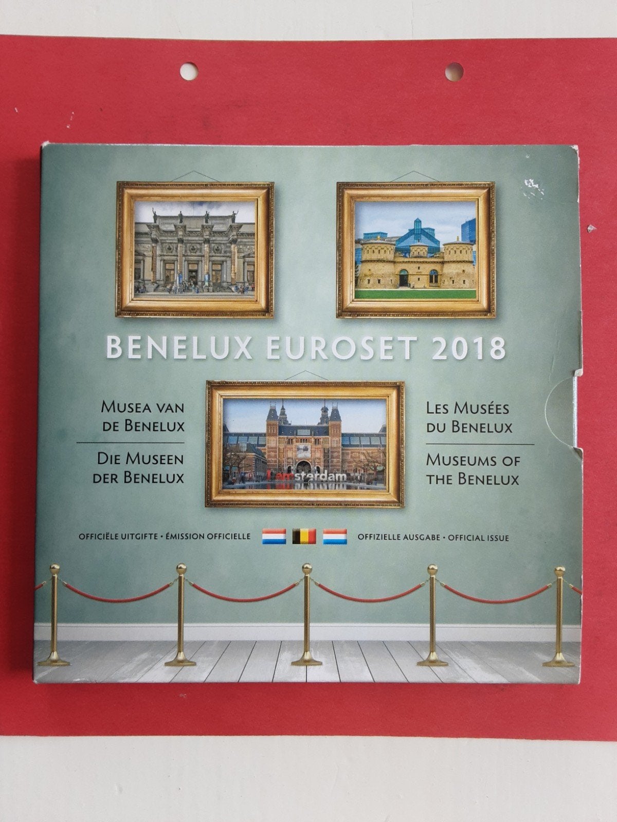 Benelux euroset 2018, Ophalen of Verzenden, Overige landen, 2 euro, Setje