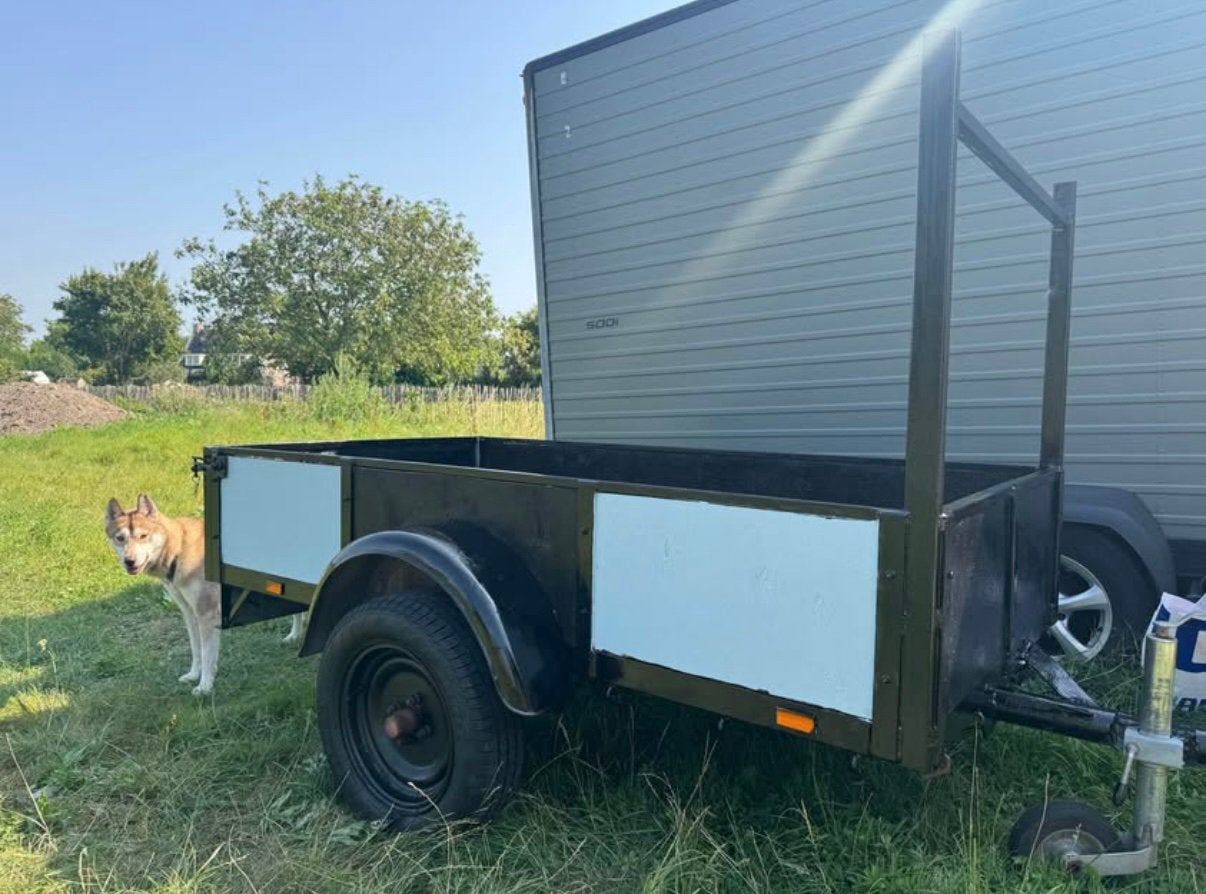 Kleine aanhanger, Ophalen, Gebruikt