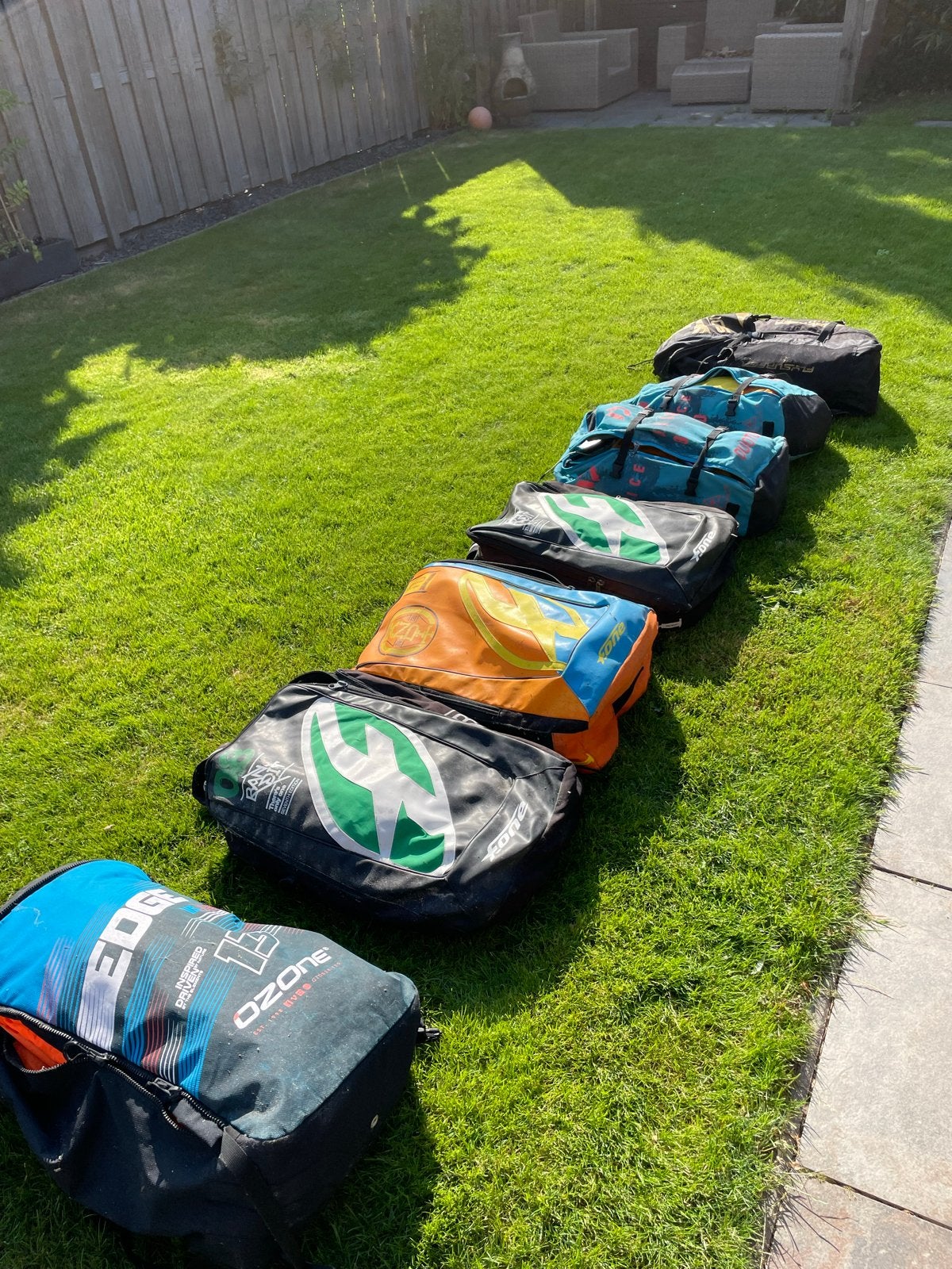 Kitesurf sets!, Watersport en Boten, Kitesurfen, Gebruikt, Overige typen, 10 m², Geen board, Ophalen