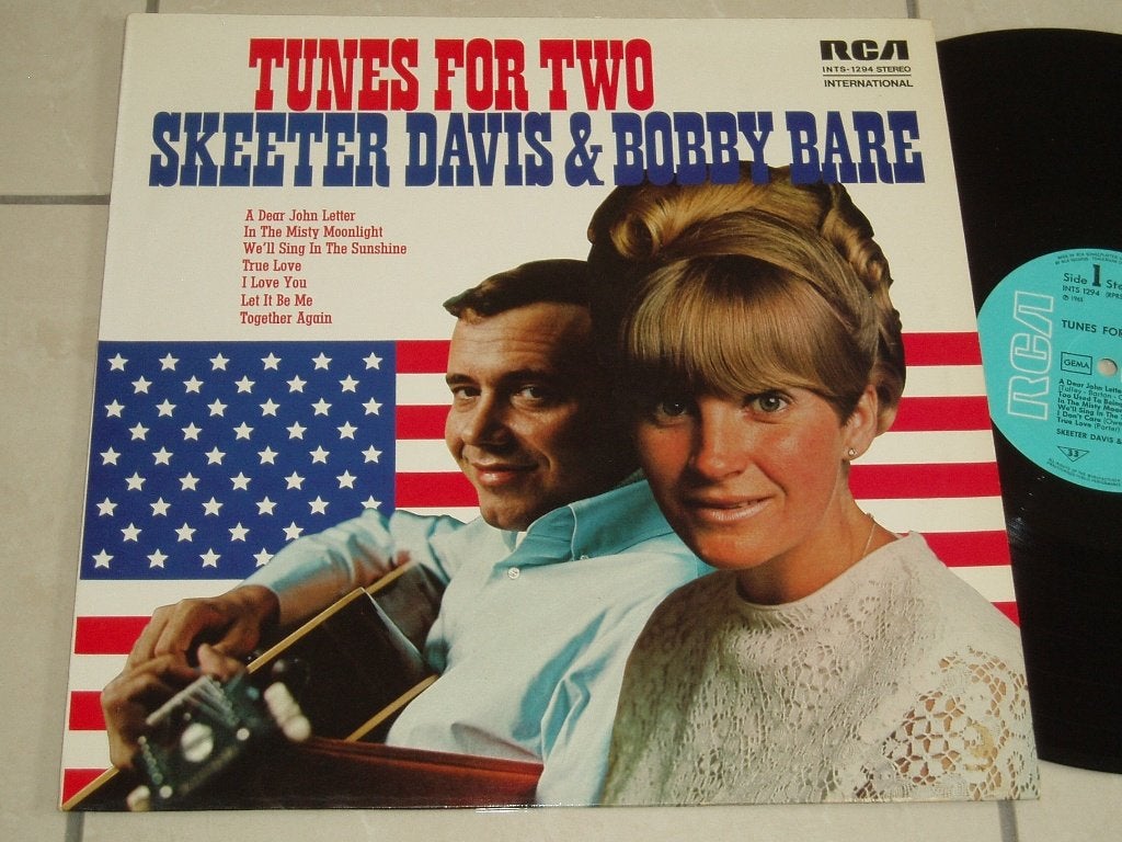LP Skeeter Davis & Bobby Bare - Tunes for two, Verzenden, Gebruikt, 12 inch