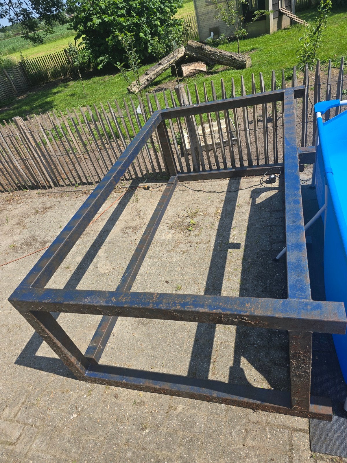 Metalen frame palletstelling pallet stelling, Tuin en Terras, Overkappingen, Ophalen