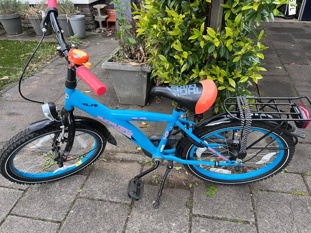 Kinderfiets (Volare Thom Bike) met terugtraprem, Ophalen, Gebruikt, Terugtraprem, 16 tot 20 inch