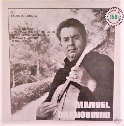 LP - Manuel Branquinho -  Fados De Coimbra, Inclusief binnenhoes, Ophalen of Verzenden, Zo goed als nieuw, 12 inch