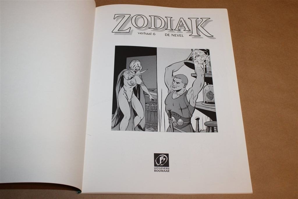 Zodiak 4 — De Nevel, Stripalbum van Oosterveer en Ritstier, Eén stripboek, Ophalen of Verzenden, Zo goed als nieuw