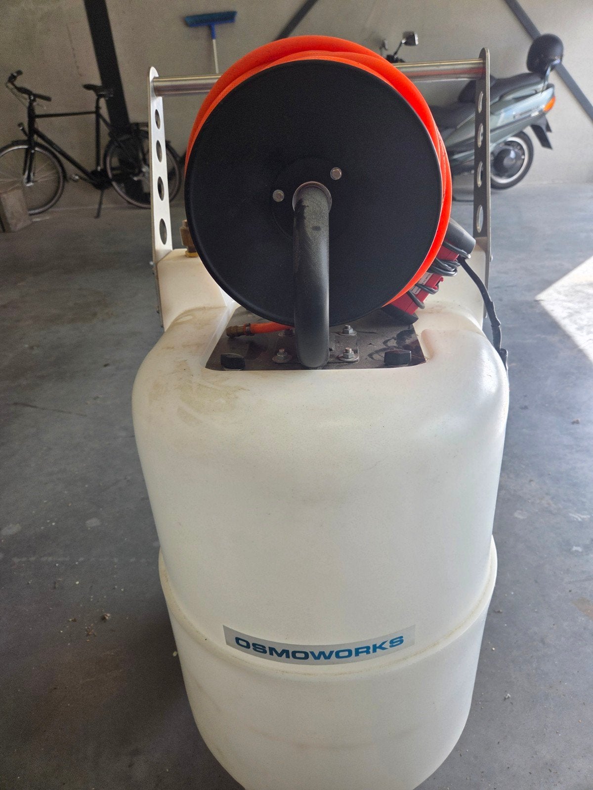 Osmoworks ova 8 telewash set met trolley tank op accu, Ophalen
