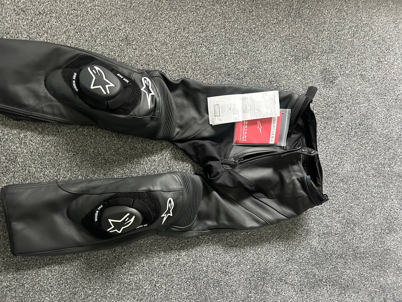 Alpinestars Leren Motorbroek - Maat 48 (Nieuw met kaartje), Ophalen, Nieuw met kaartje, Heren, Broek | leer