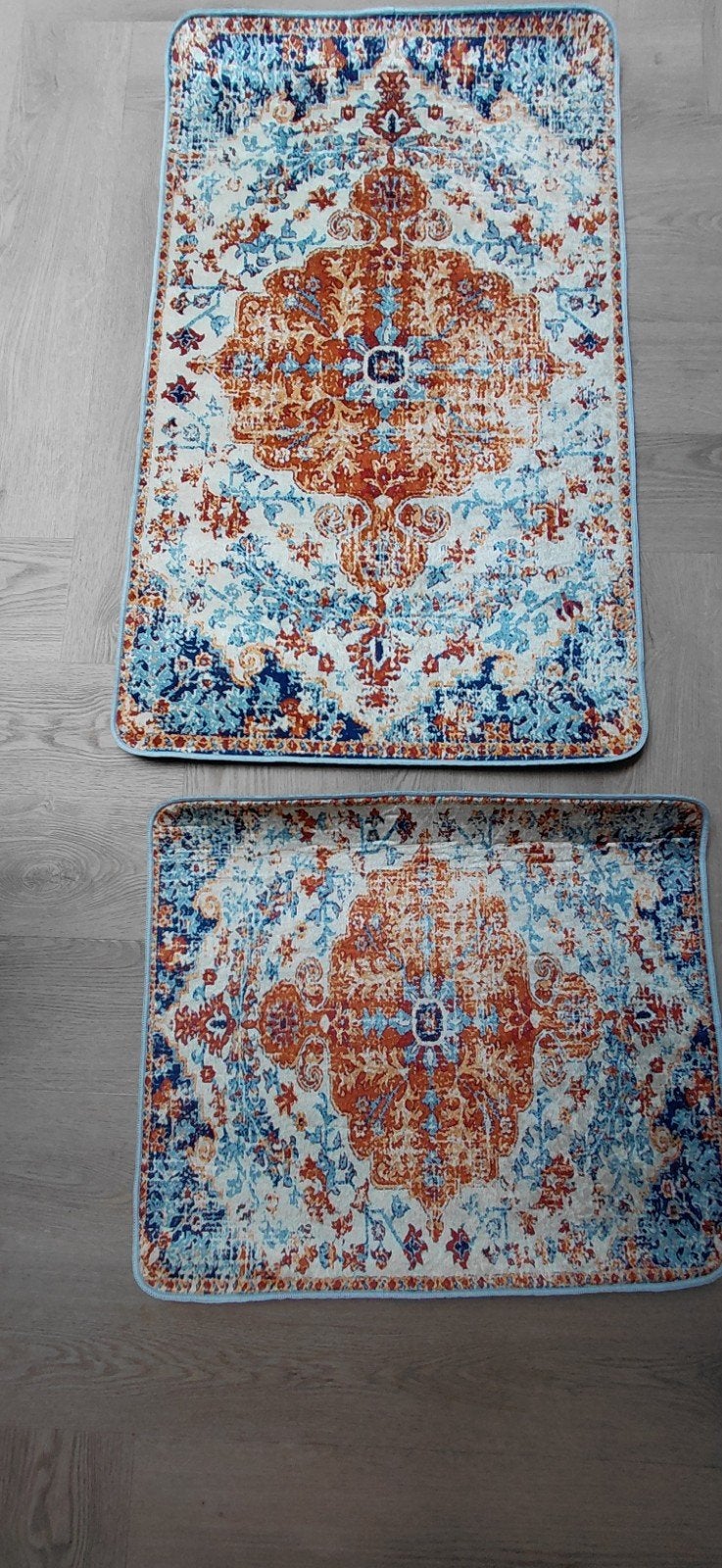Badmat en toiletmat set - Oosters patroon - 60x100 en 50x60, Ophalen of Verzenden, Nieuw, Meerkleurig, Badmat