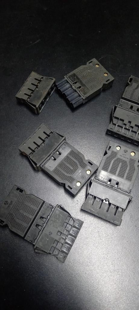 Wieland 5-polige doorverbinding: 5x vrouw, 8x man connector, Gebruikt, Brennerstrasse 10-14, 96052 Bamberg, Duitsland, Ophalen of Verzenden