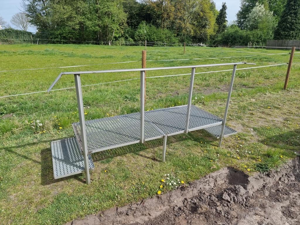 Caravanbordes met opstapje - 80x260x42cm, Caravans en Kamperen, Caravan accessoires, Ophalen of Verzenden