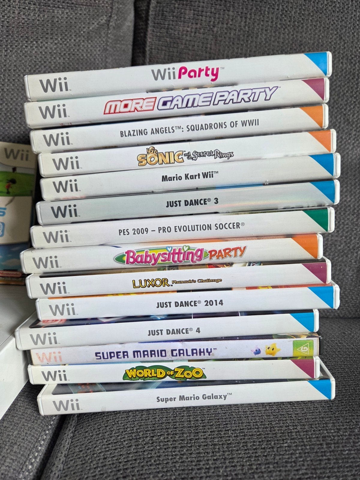 Wii Console Bundel met 14 Spellen en Accessoires, Spelcomputers en Games, Spelcomputers | Nintendo Wii, Ophalen, Gebruikt, Met 2 controllers