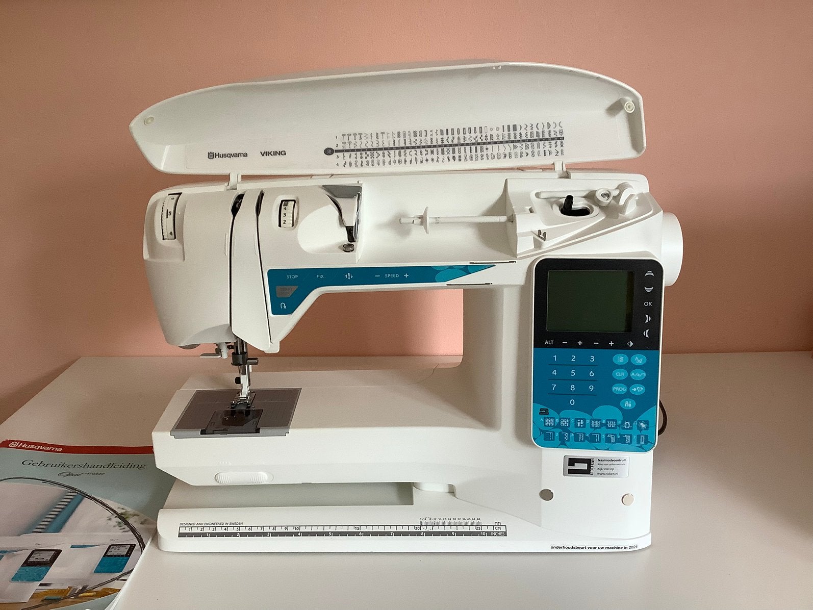 Husqvarna Viking Opal 650, Ophalen, Gebruikt, Naaimachine, Husqvarna