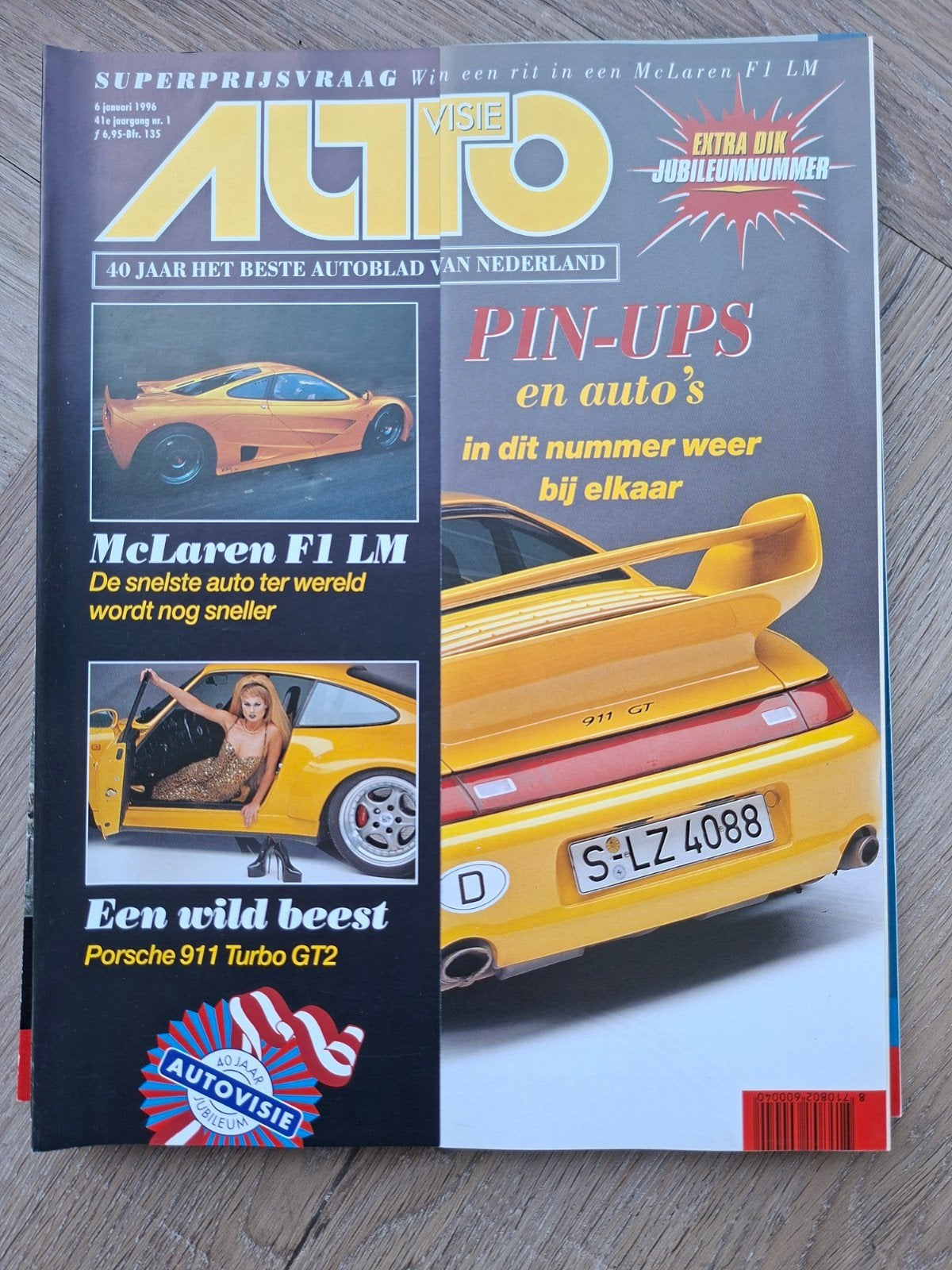 Autovisie Jubileumnummer 1996: McLaren F1 LM & Porsche 911, Ophalen of Verzenden, Gelezen