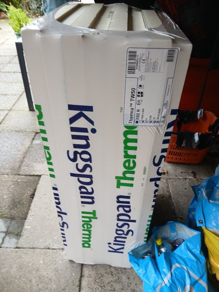 Kingspan isolatie 100mm, Doe-het-zelf en Verbouw, Ophalen, Nieuw, Hardschuim (Pir), 15 m² of meer