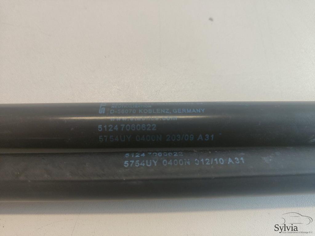 Gasdemper gasveer set voor achterklep BMW 1 serie E87 +LCi 7, Gebruikt, -, -, Ophalen of Verzenden