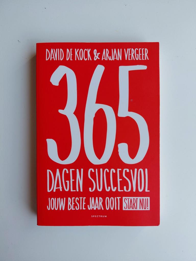 Arjan Vergeer - 365 dagen succesvol, Boeken, Psychologie, Zo goed als nieuw, Ophalen of Verzenden