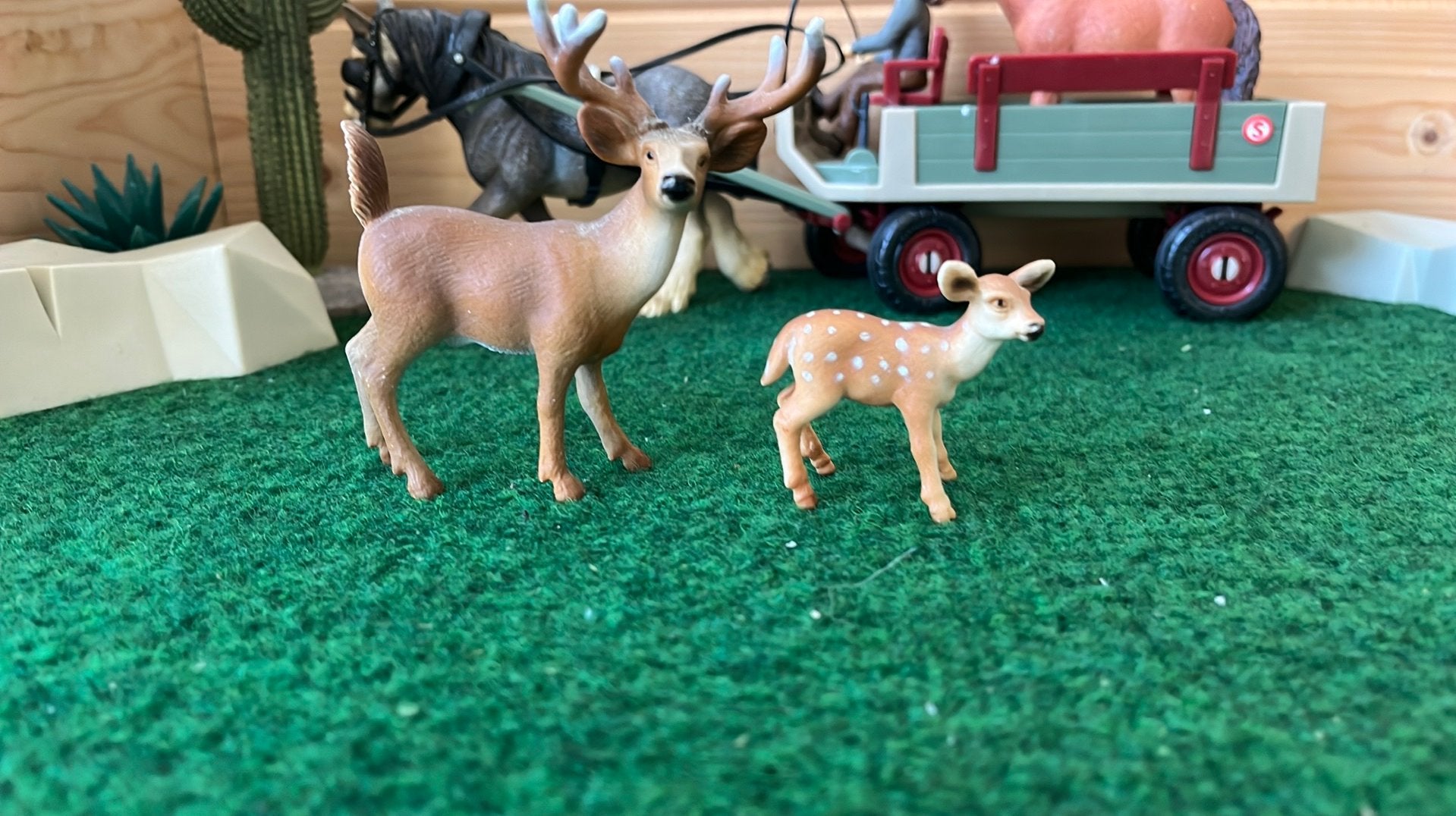 Schleich ree/hert, Ophalen of Verzenden, Zo goed als nieuw, Hert, Gewei of Kop
