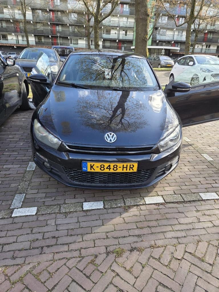TE KOOP: Sportieve Volkswagen Scirocco, Auto's, Voorwielaandrijving, 15 km/l, Zwart, 4 cilinders