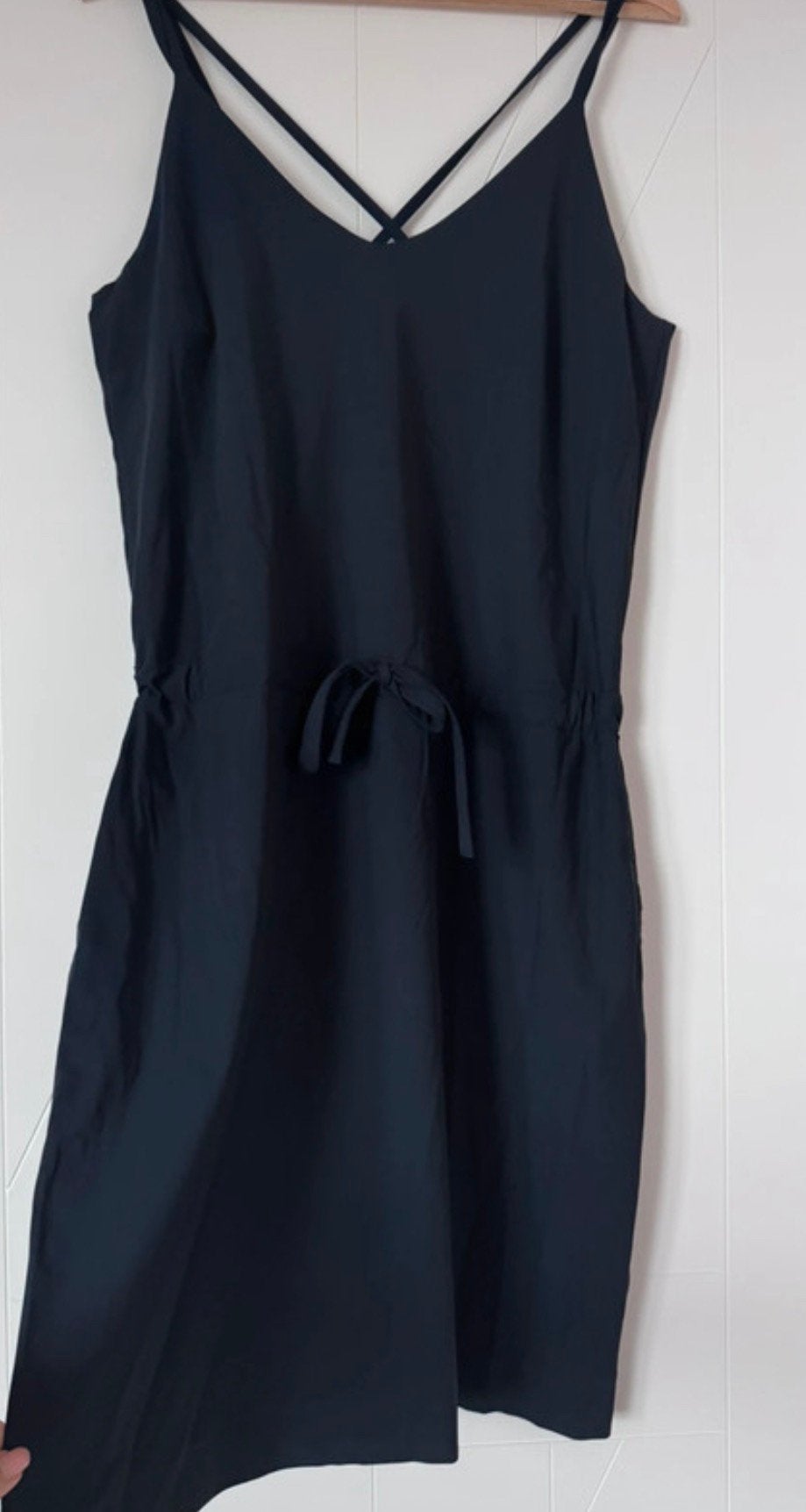 Studio Anneloes blauwe jurk travelstof L nieuwstaat, Ophalen, Zo goed als nieuw, Blauw, Onder de knie