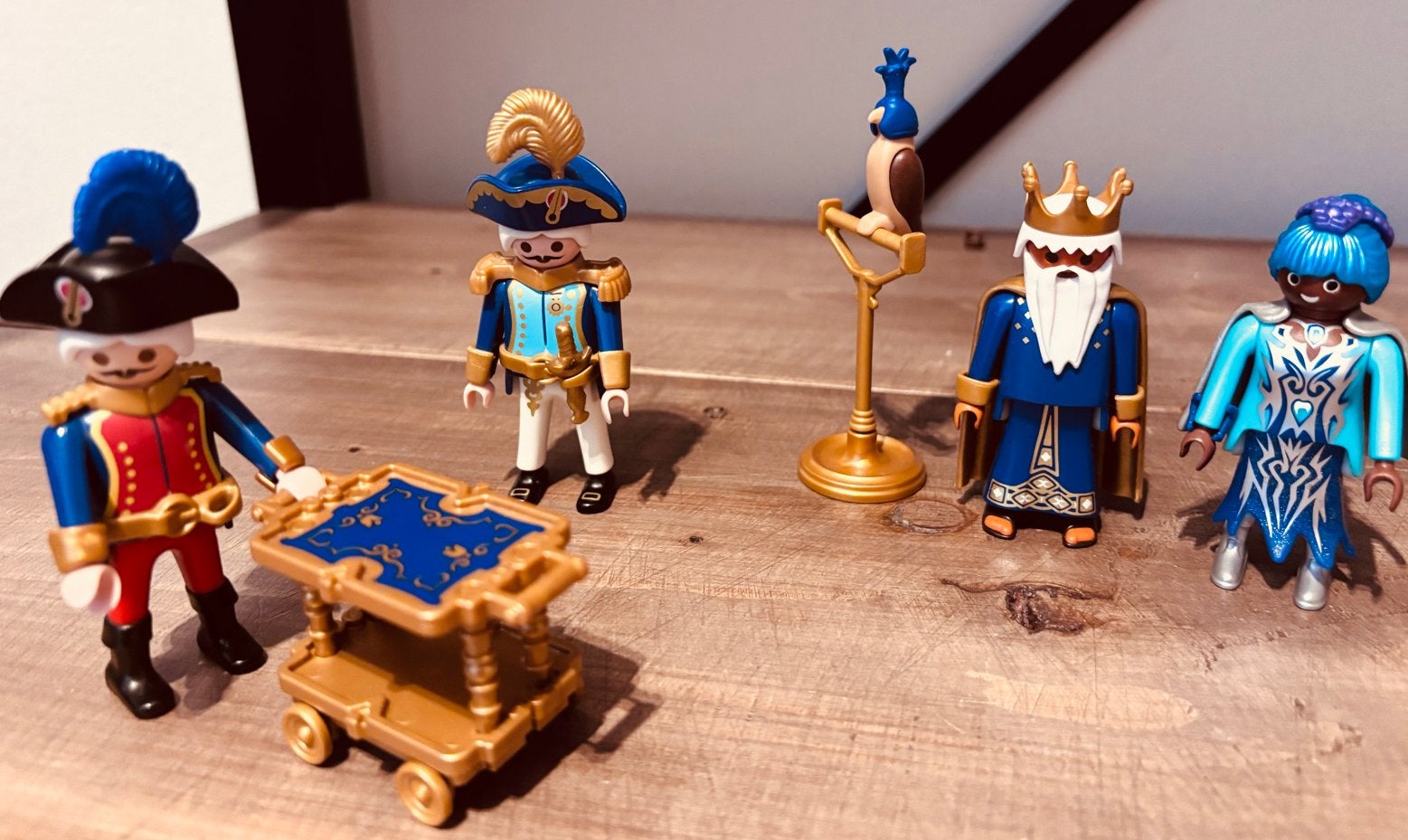 Playmobil Figuren Set - Koning / tovenaar, en Lakei, Ophalen of Verzenden, Gebruikt