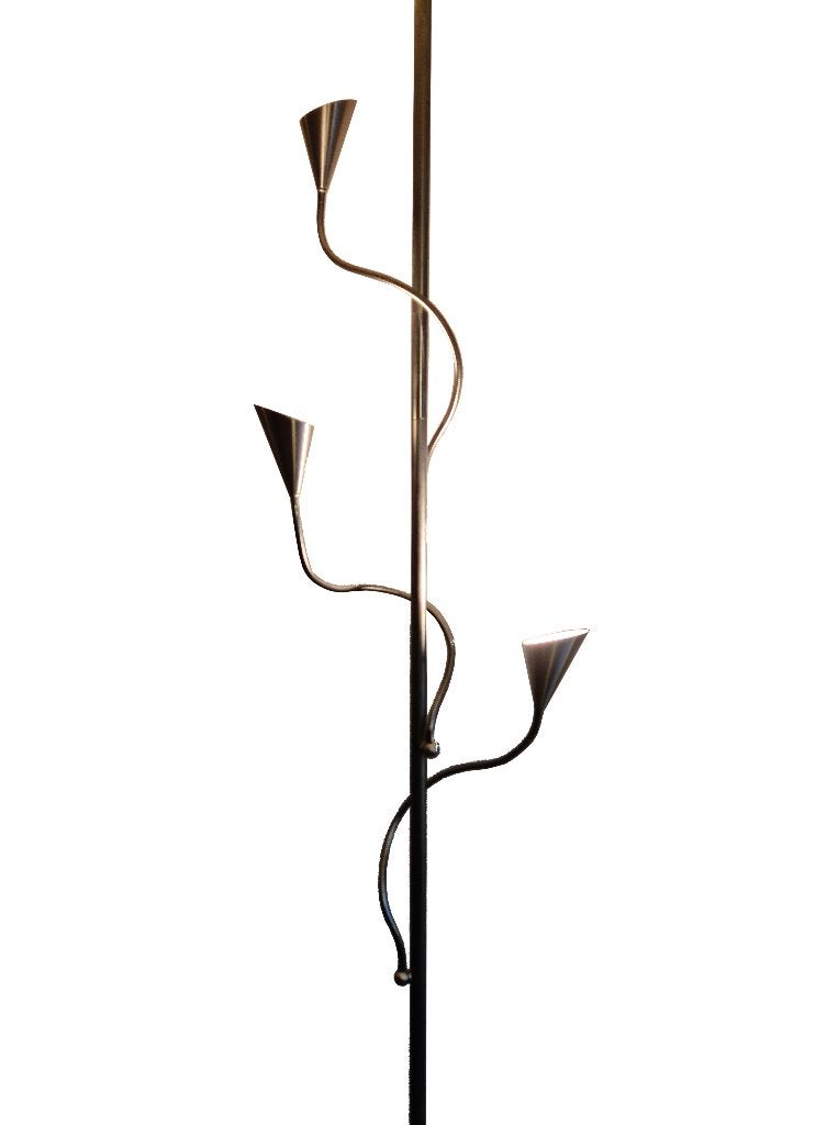 Schitterende vintage Hala Zeist design klem vloerlamp, Ophalen, Gebruikt, Metaal, 150 tot 200 cm
