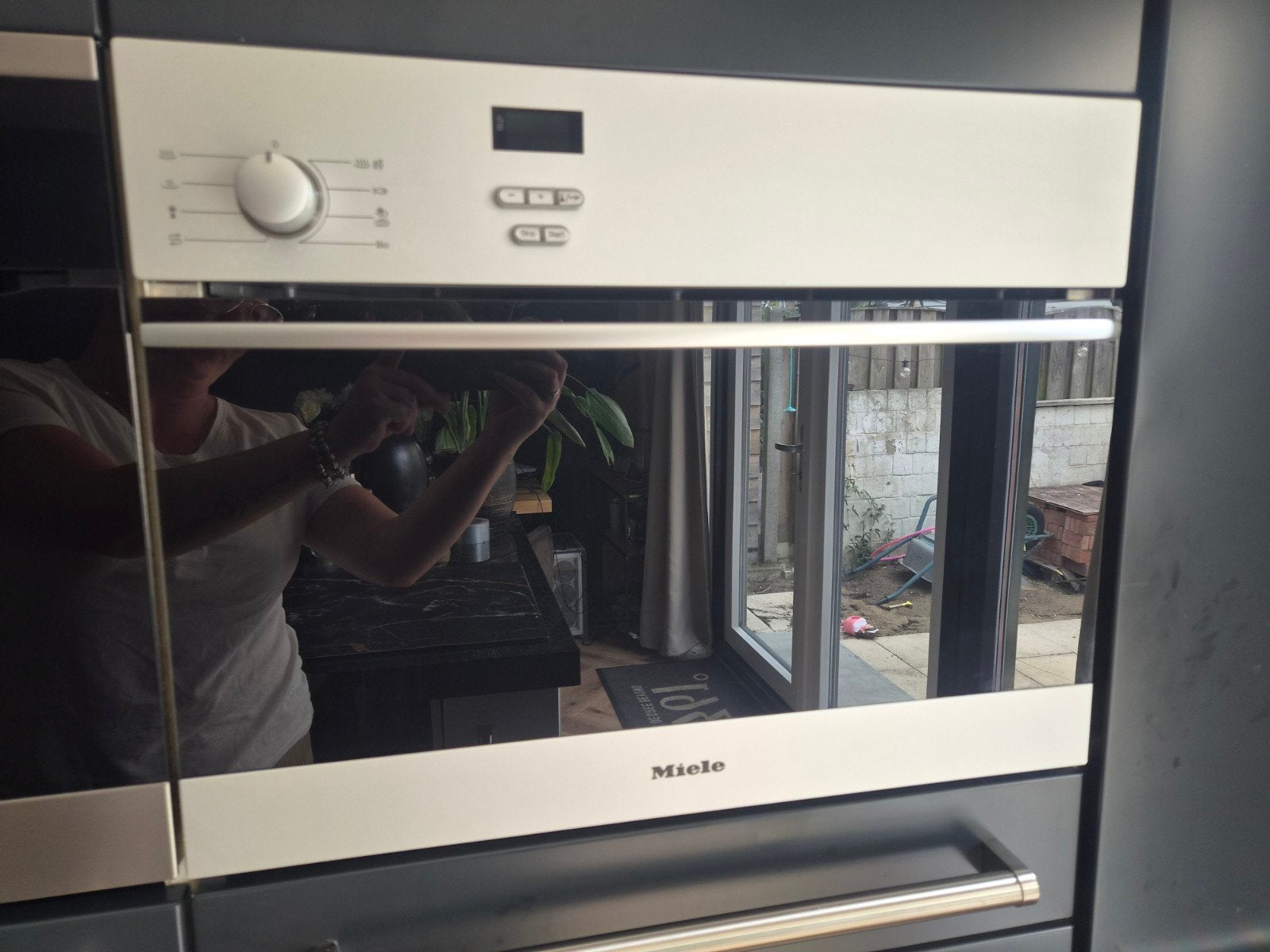 Miele Stoomoven - Zo goed als nieuw, Ophalen, 45 tot 50 cm, Inbouw, Miele