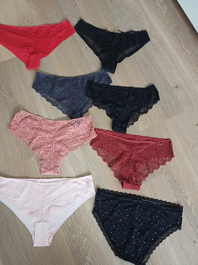8 slipjes van Hunkemöller, maat M, NIEUW!!! 8 voor €12,-!, Ophalen of Verzenden, Slip