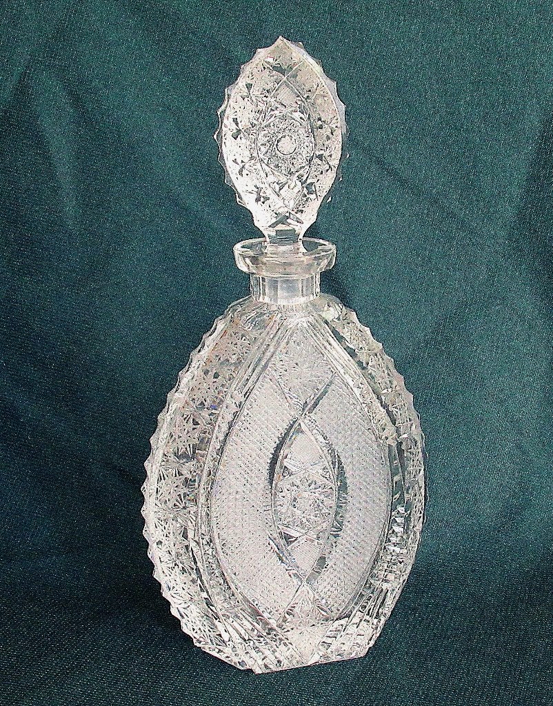Vintage Bohemia Crystal, Tsjechië, 24% kristallen karaf, '70, Antiek en Kunst, Antiek | Glas en Kristal, Ophalen of Verzenden