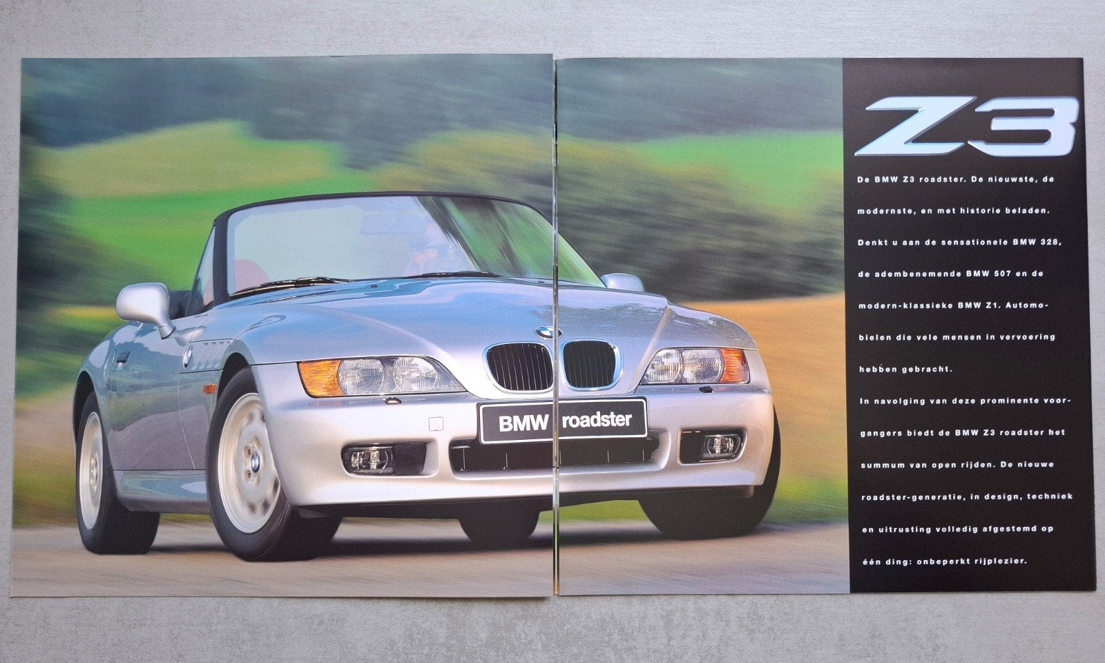 BMW Z3 roadster brochure - 1995, Ophalen of Verzenden, Zo goed als nieuw, BMW
