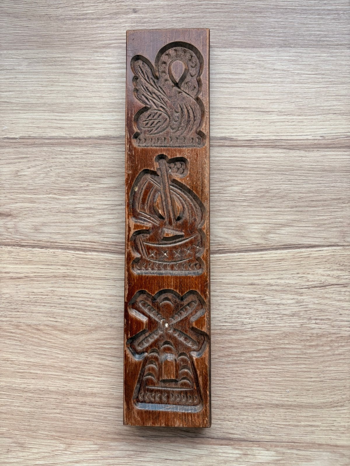 Originele vintage speculaasplank / speculaasvorm  | Hout, Ophalen of Verzenden
