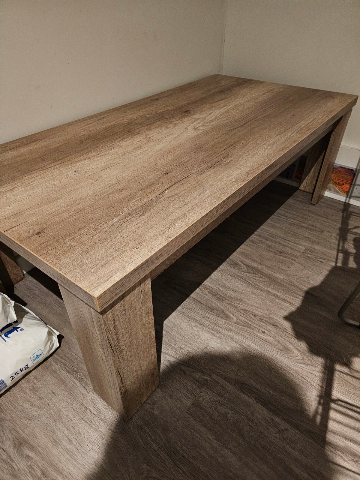 Houten salontafel - Gebruikt, maar in goede staat, Ophalen, Gebruikt, Modern, functioneel, 50 tot 100 cm