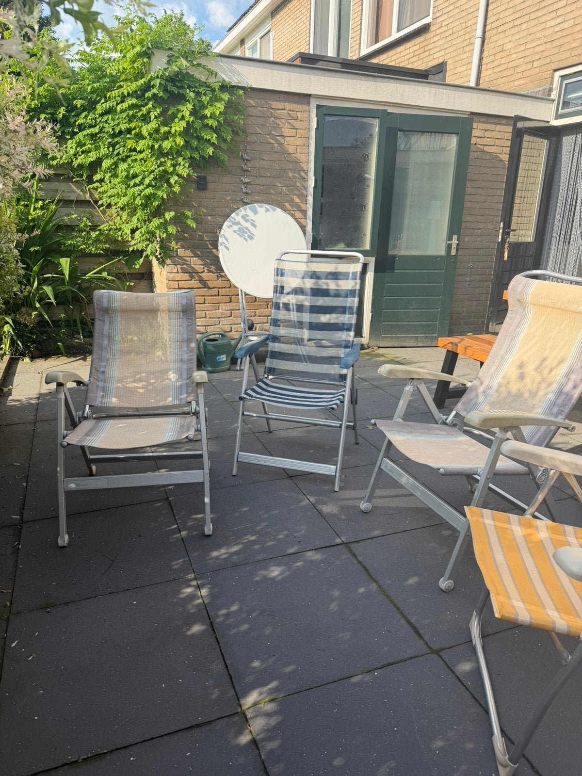 Camping stoelen!, Tuin en Terras, Ophalen, Zo goed als nieuw, Aluminium