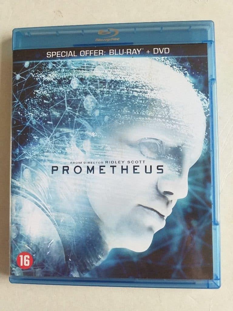 Prometheus Bluray + Dvd, Vanaf 16 jaar, Nederlands, Film, Science Fiction en Fantasy