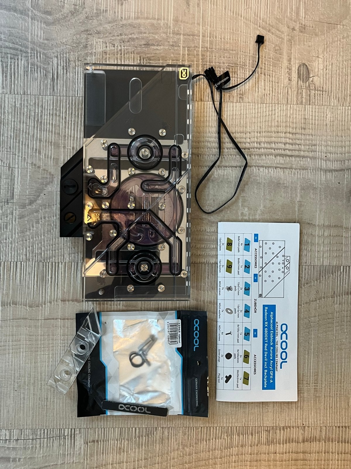 Alphacool Eisblock GPX-A Radeon RX 6800XT Red Devil, Ophalen of Verzenden, Zo goed als nieuw, Waterkoeling