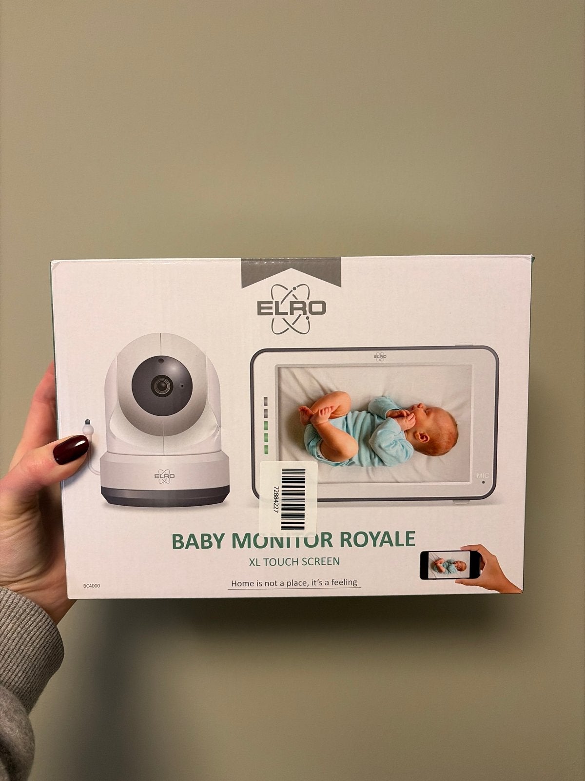 ELRO Baby Monitor Royale XL Touchscreen - Nieuw!, Ophalen of Verzenden, Nieuw, Camera