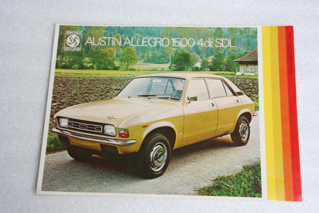 Folder Austin Allegro 1500 4 deurs SDL (circa 1975) (31), Ophalen of Verzenden, Nieuw, Overige merken