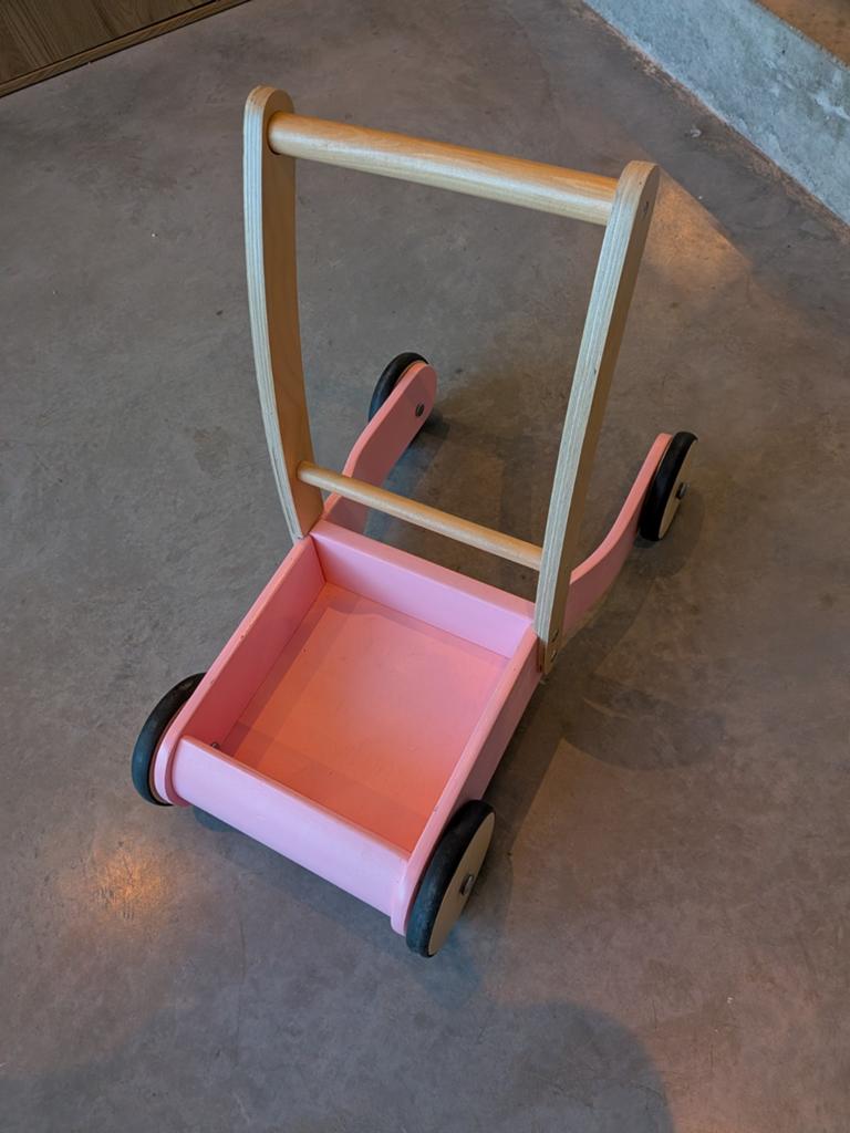 Bandits and Angels Loopwagen / loopkar, Kinderen en Baby's, Speelgoed | Houten speelgoed, Ophalen, Zo goed als nieuw