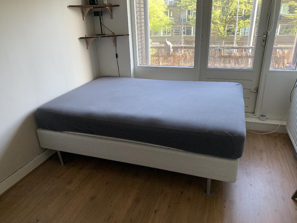 IKEA Sultan Aukra bed, Huis en Inrichting, Ophalen, Gebruikt, Eenpersoons, 140 cm