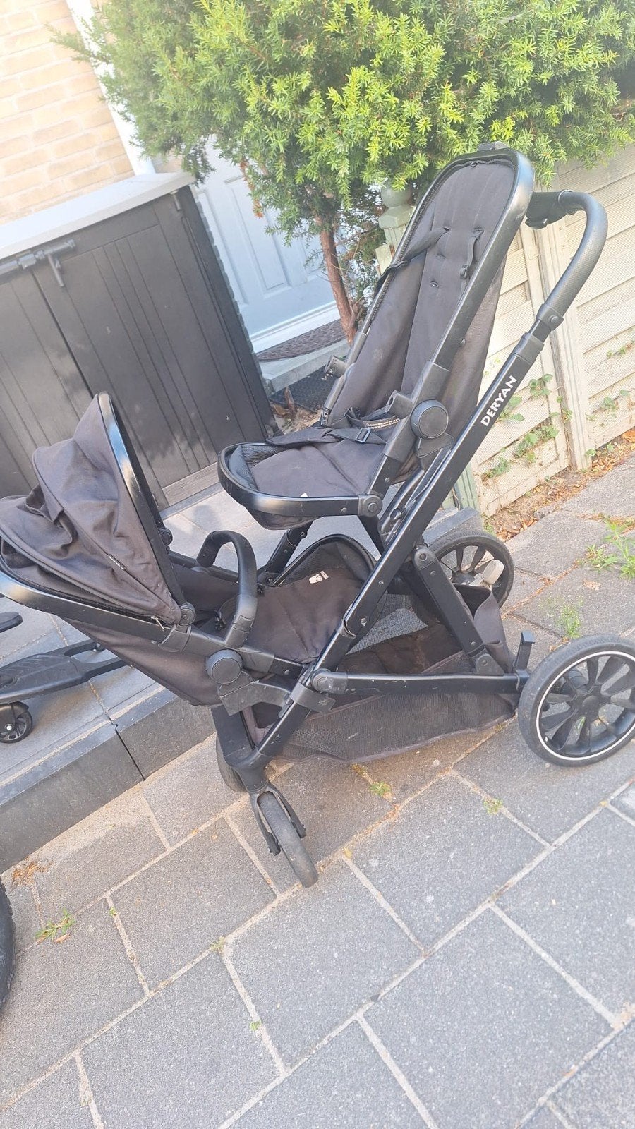 tweelingwagen merk deryan, Ophalen, Gebruikt, Overige merken