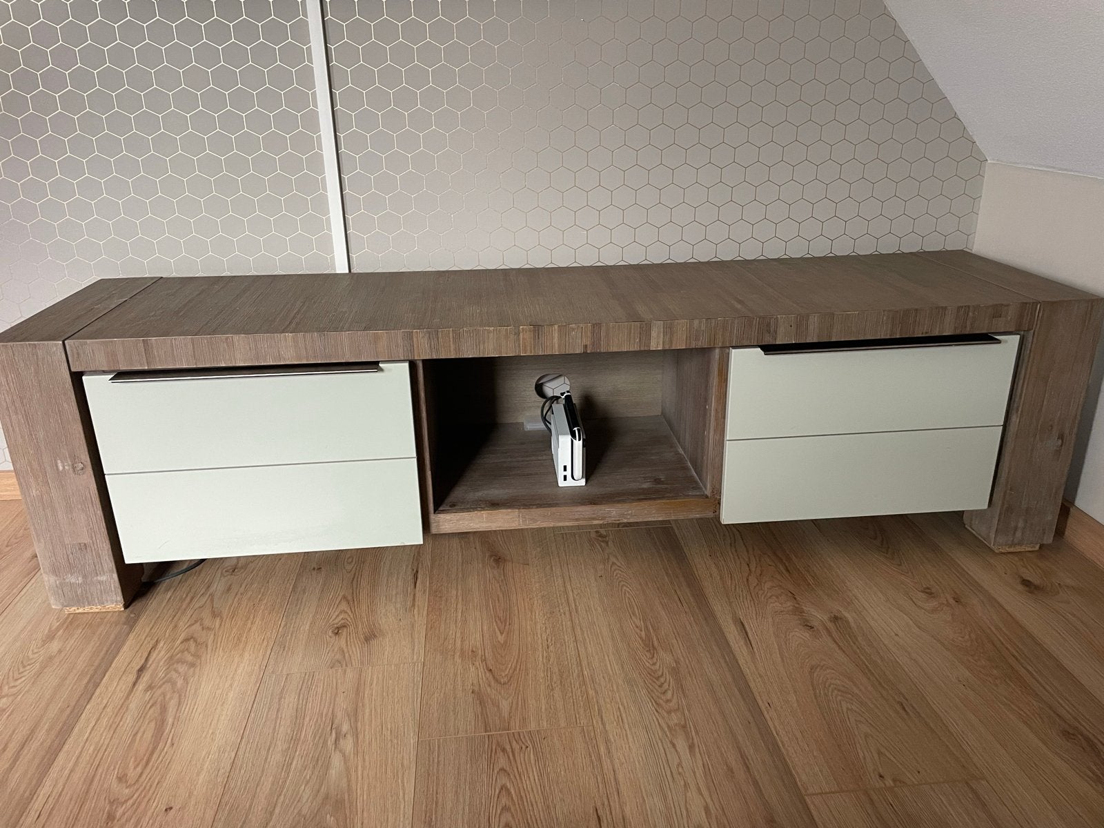 TV-meubel met lades - 180x45x47 cm, Huis en Inrichting, Kasten | Televisiemeubels, Ophalen, Gebruikt, 150 tot 200 cm, Minder dan 100 cm
