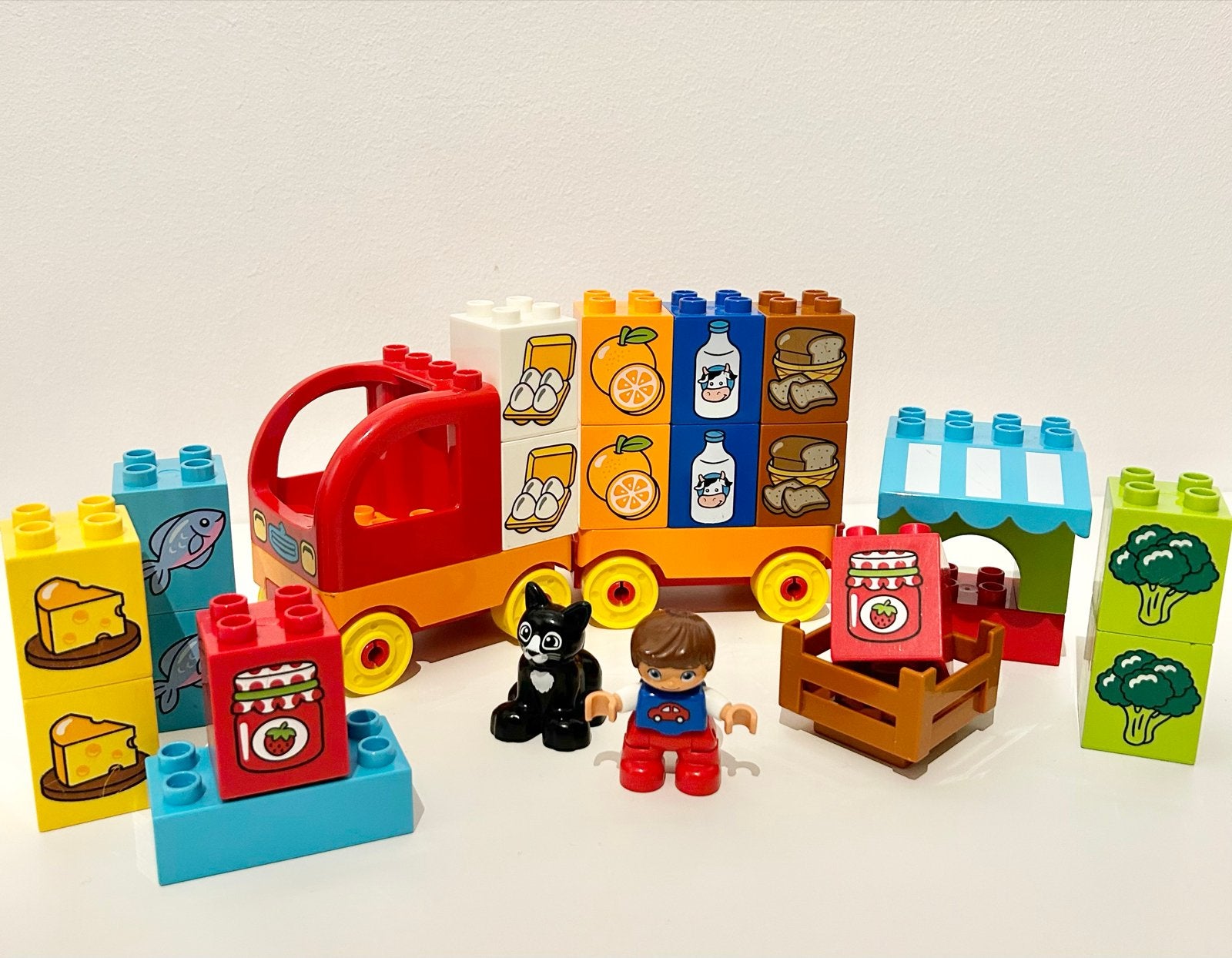 Duplo 10818 - Mijn Eerste Vrachtwagen, Gebruikt, Overige thema's, Ophalen of Verzenden, Compleet