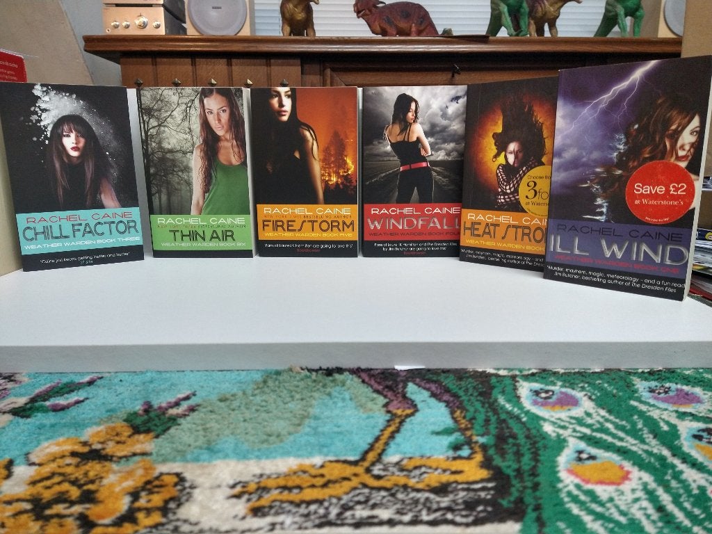 RACHEL CAINE - WEATHER WARDEN SERIE (6x english books), Boeken, Verzenden, Zo goed als nieuw, RACHEL CAINE