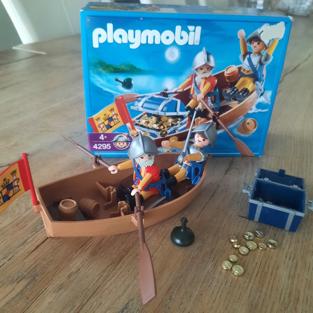 Playmobil boot compleet set 4295, Ophalen of Verzenden, Zo goed als nieuw