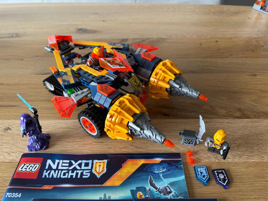 LEGO Nexo Knights 70354 Axl's Rumble Maker, Ophalen, Overige thema's, Lego, Zo goed als nieuw