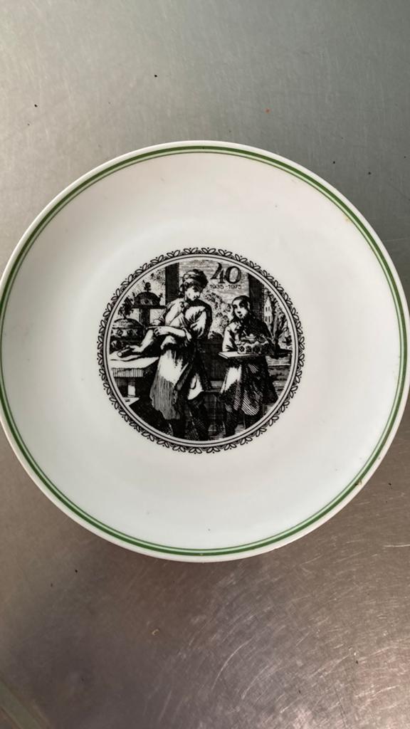 Mosa bord 40 jaar 1935-1975 bakker collectors item, Ophalen of Verzenden